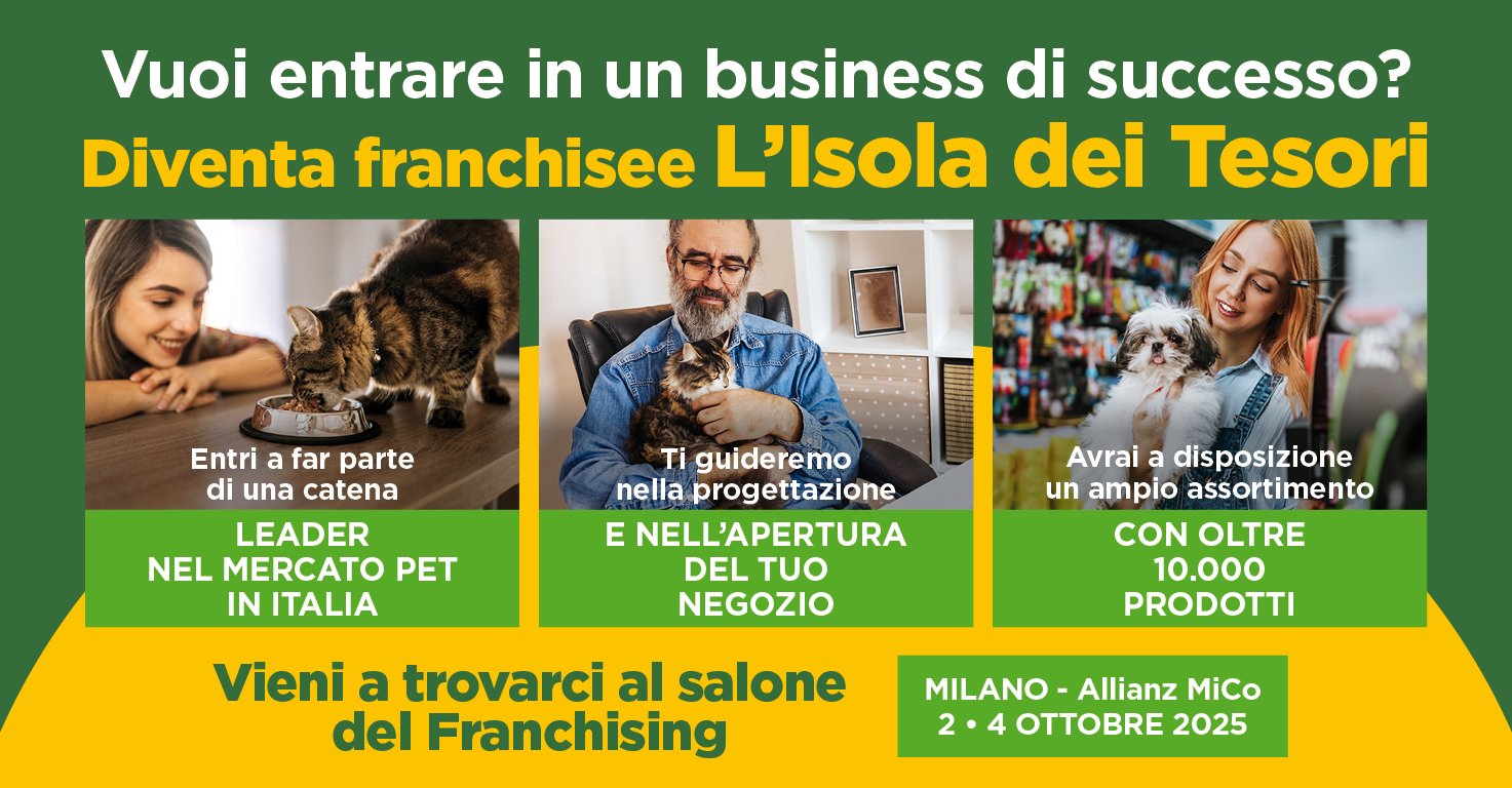 L'Isola dei Tesori partecipa al Salone del Franchising Milano 2025